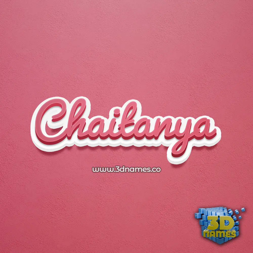 chaitanya in Red Scribble style - 3D name wallpaper chaitanya in Red Scribble style - 3D name wallpaper
