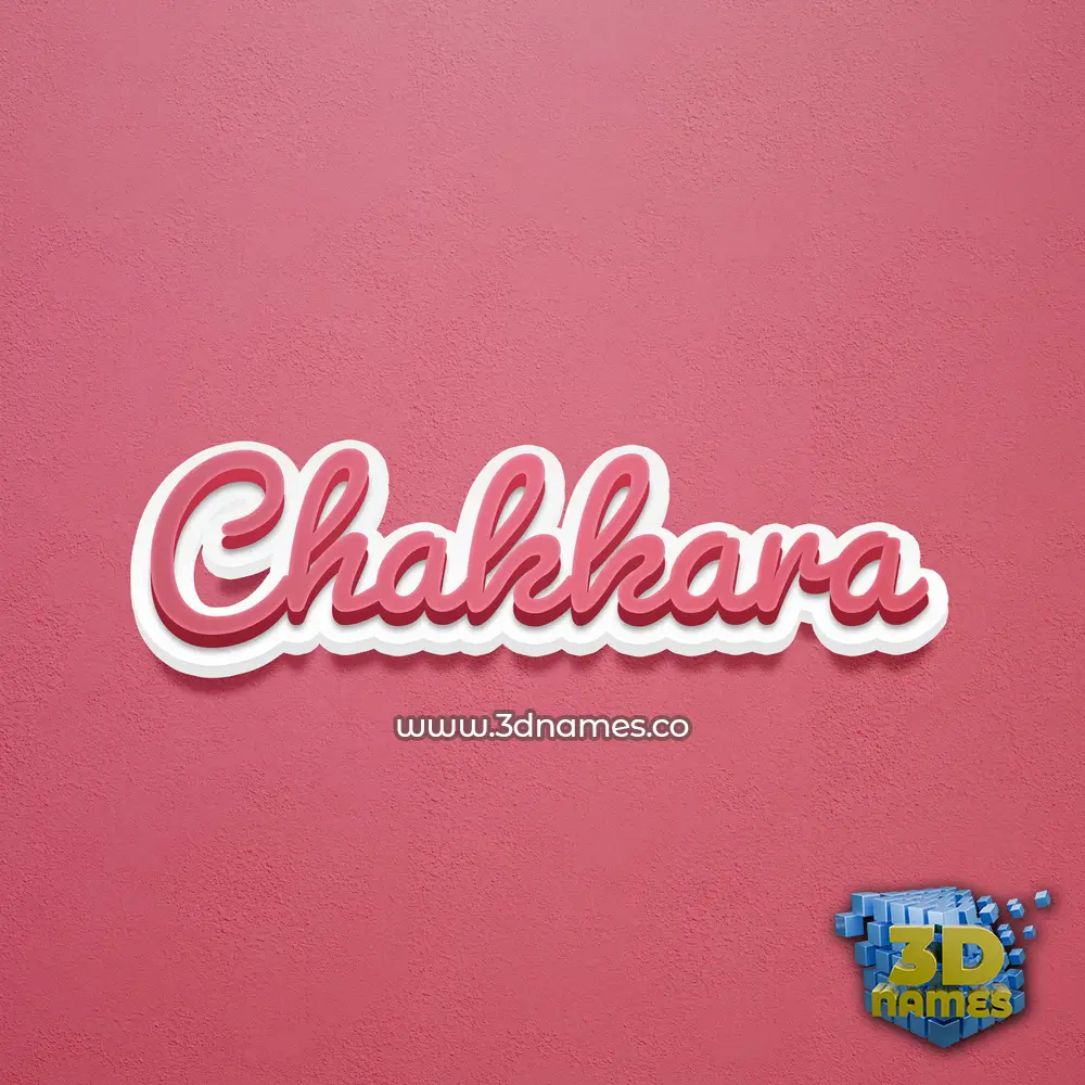 chakkara in Red Scribble style - 3D name wallpaper chakkara in Red Scribble style - 3D name wallpaper