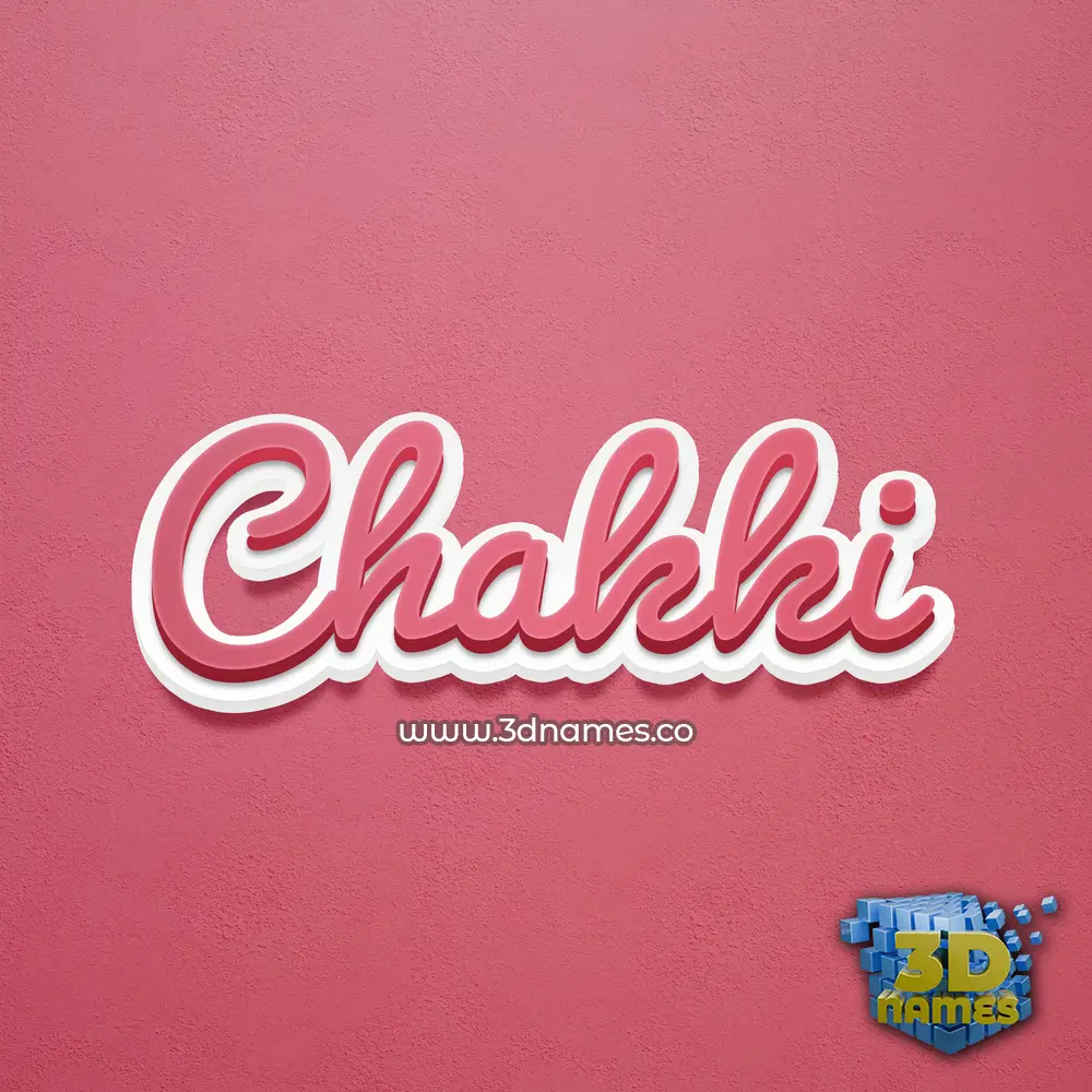 chakki in Red Scribble style - 3D name wallpaper chakki in Red Scribble style - 3D name wallpaper