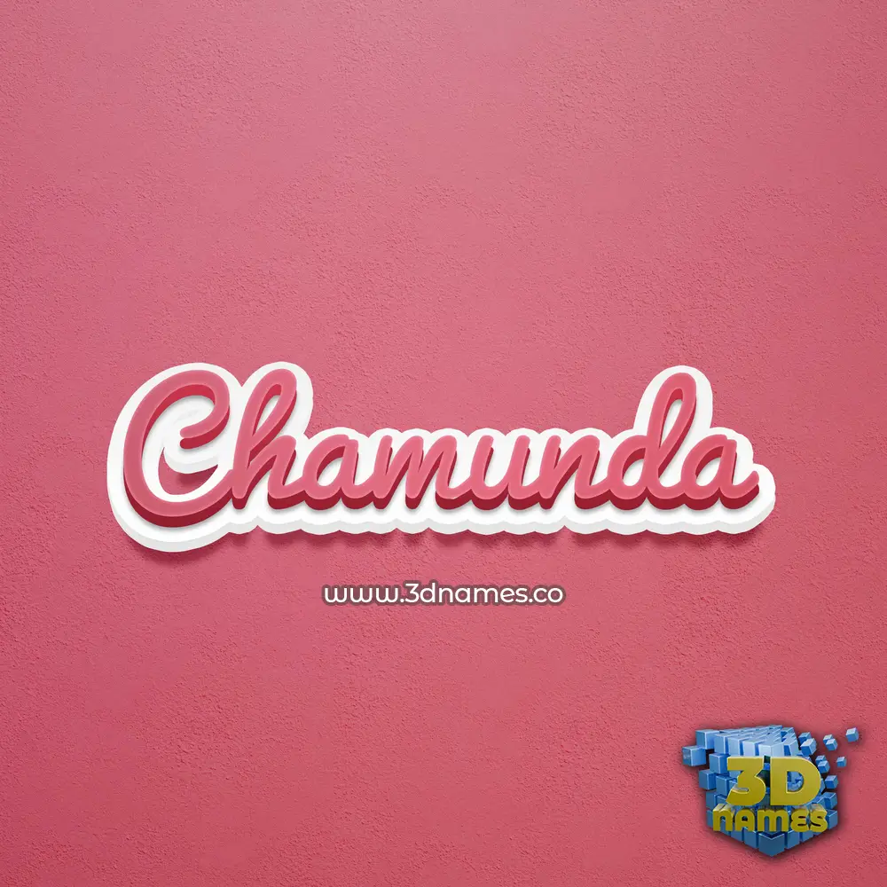 chamunda in Red Scribble style - 3D name wallpaper chamunda in Red Scribble style - 3D name wallpaper