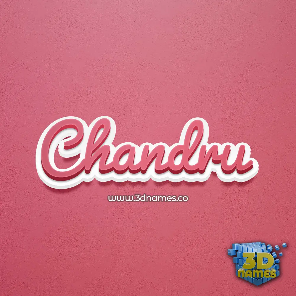 chandru in Red Scribble style - 3D name wallpaper chandru in Red Scribble style - 3D name wallpaper