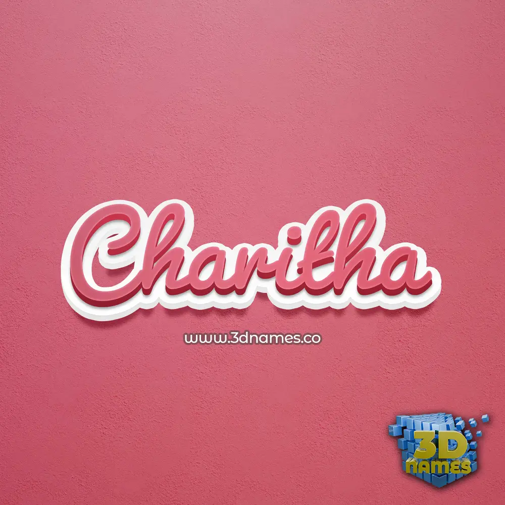 charitha in Red Scribble style - 3D name wallpaper charitha in Red Scribble style - 3D name wallpaper