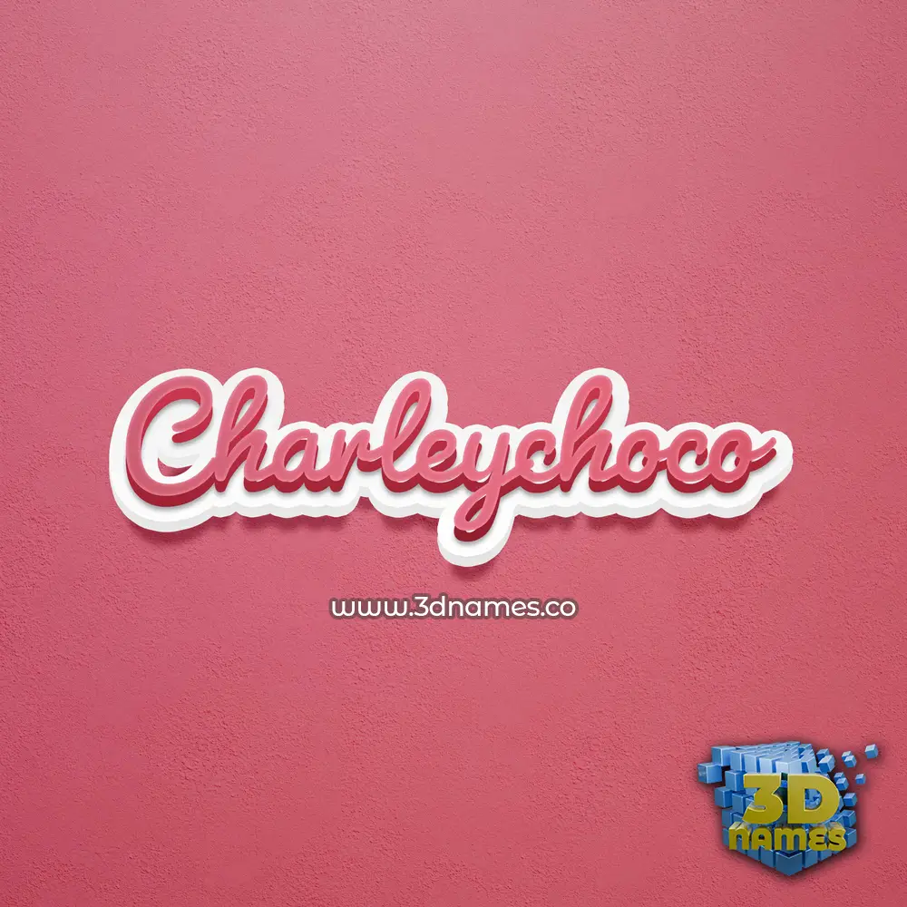 charleychoco in Red Scribble style - 3D name wallpaper charleychoco in Red Scribble style - 3D name wallpaper