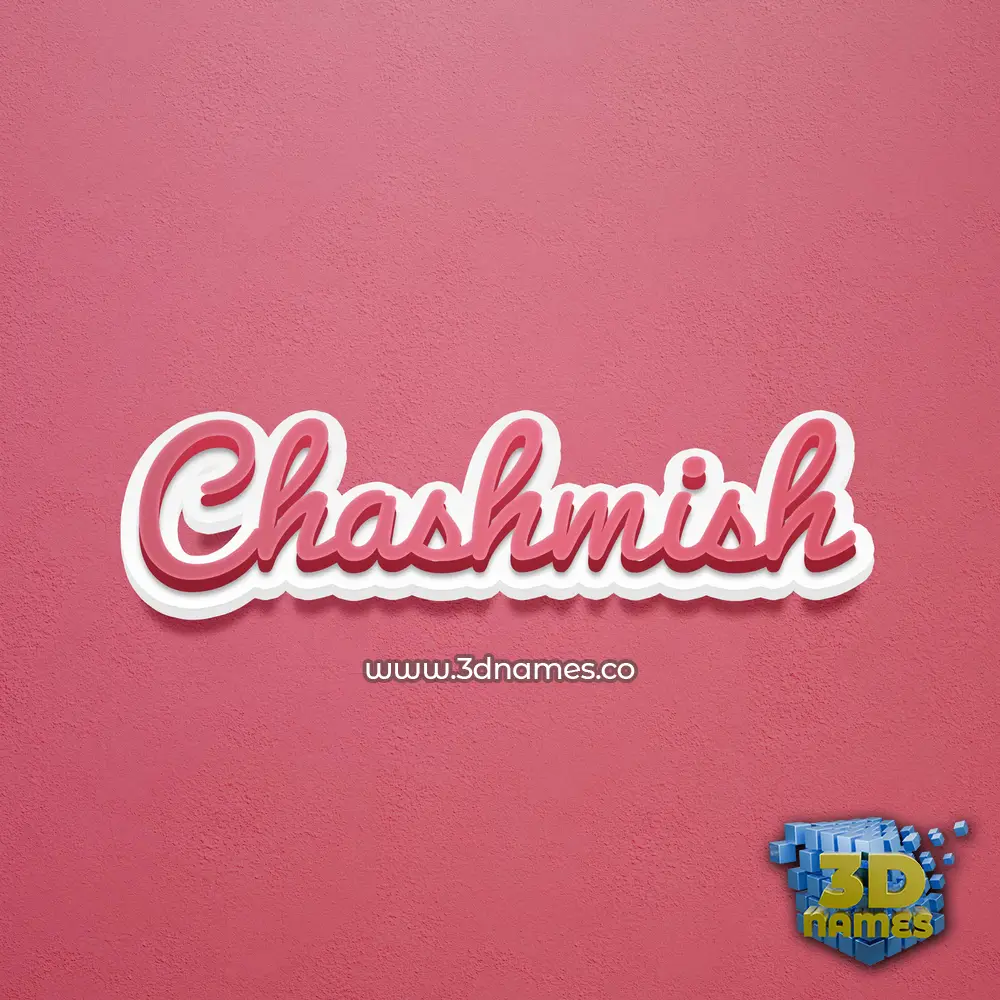 chashmish in Red Scribble style - 3D name wallpaper chashmish in Red Scribble style - 3D name wallpaper