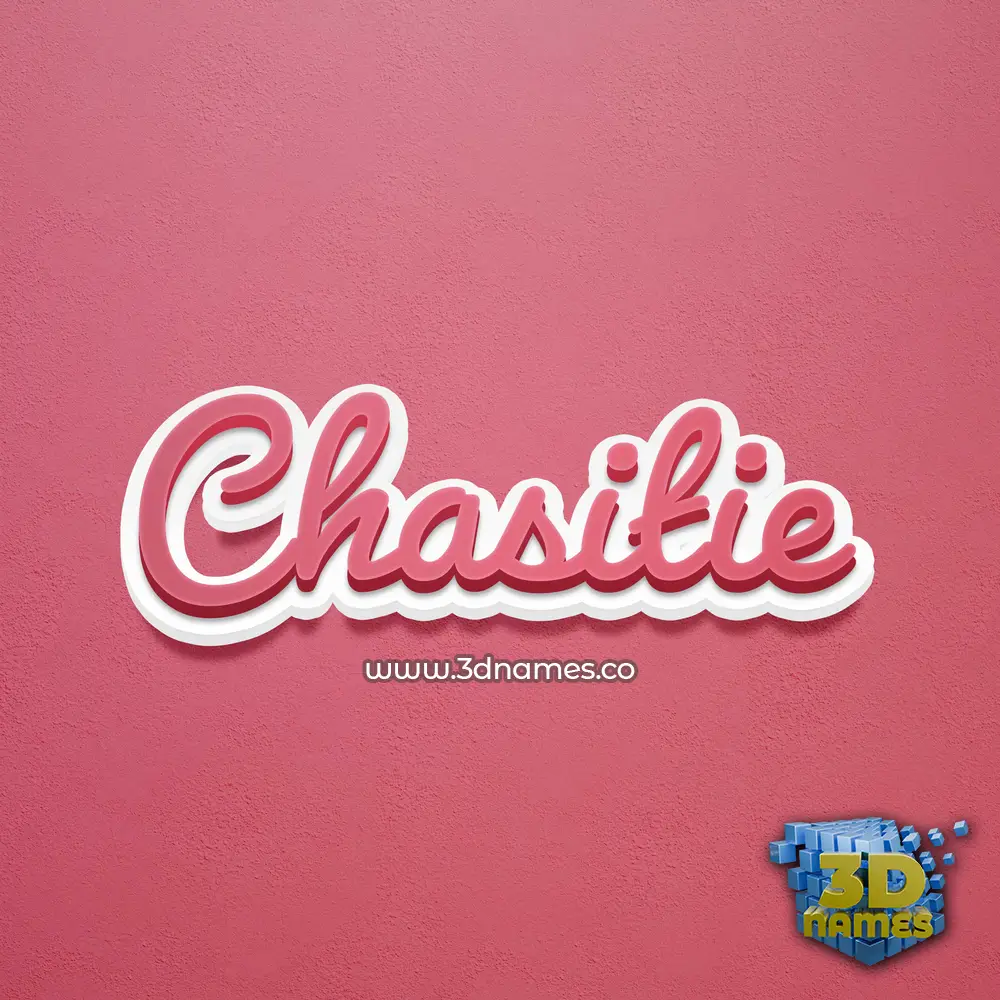 chasitie in Red Scribble style - 3D name wallpaper chasitie in Red Scribble style - 3D name wallpaper