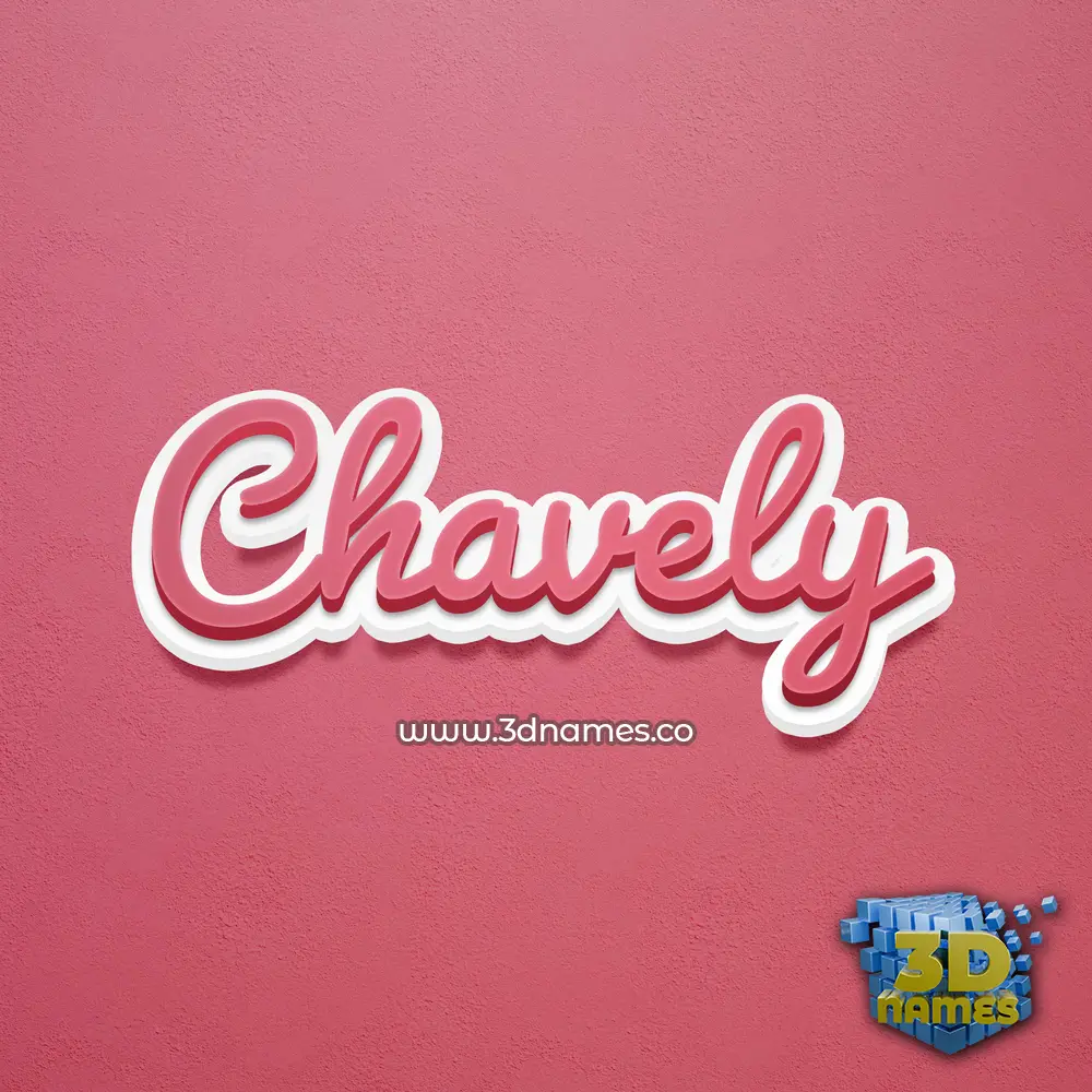 chavely in Red Scribble style - 3D name wallpaper chavely in Red Scribble style - 3D name wallpaper
