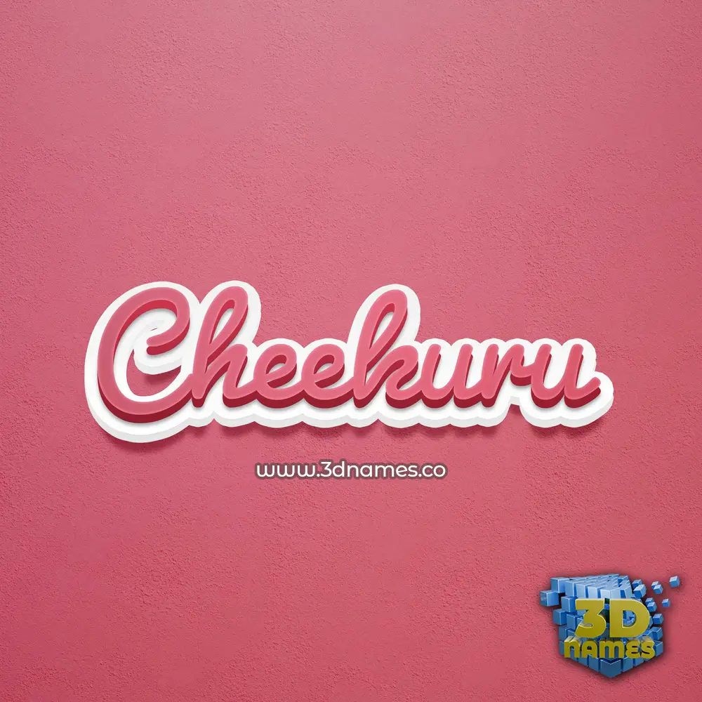 cheekuru in Red Scribble style - 3D name wallpaper cheekuru in Red Scribble style - 3D name wallpaper