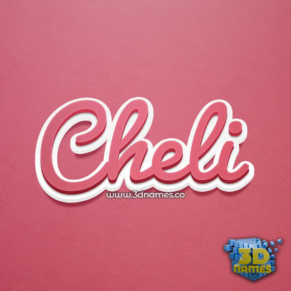 cheli in Red Scribble style - 3D name wallpaper cheli in Red Scribble style - 3D name wallpaper