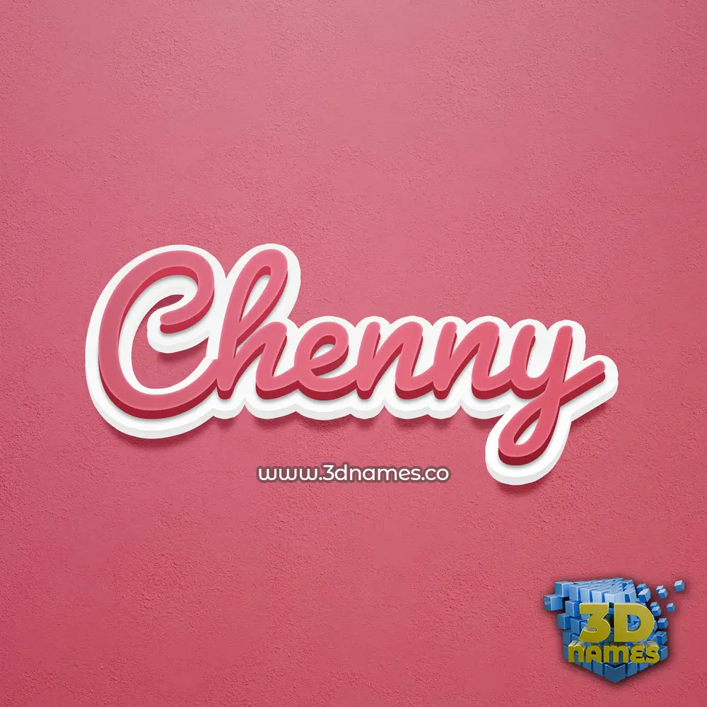 chenny in Red Scribble style - 3D name wallpaper chenny in Red Scribble style - 3D name wallpaper