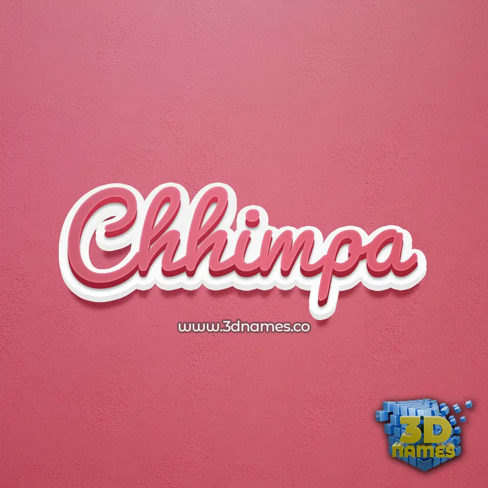 chhimpa in Red Scribble style - 3D name wallpaper chhimpa in Red Scribble style - 3D name wallpaper