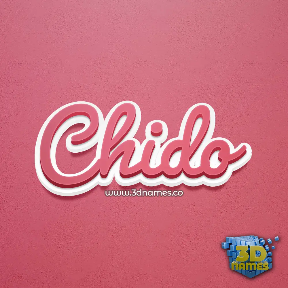 chido in Red Scribble style - 3D name wallpaper chido in Red Scribble style - 3D name wallpaper