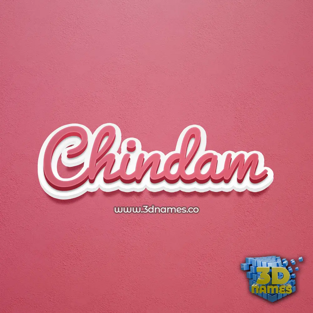 chindam in Red Scribble style - 3D name wallpaper chindam in Red Scribble style - 3D name wallpaper