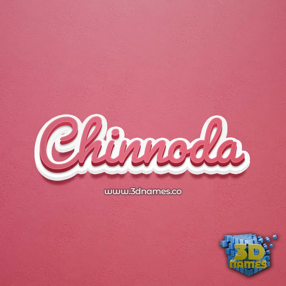 chinnoda in Red Scribble style - 3D name wallpaper chinnoda in Red Scribble style - 3D name wallpaper