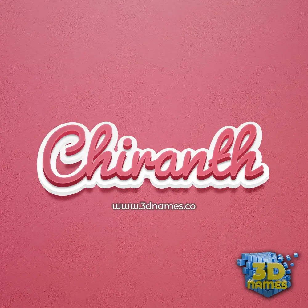 chiranth in Red Scribble style - 3D name wallpaper chiranth in Red Scribble style - 3D name wallpaper
