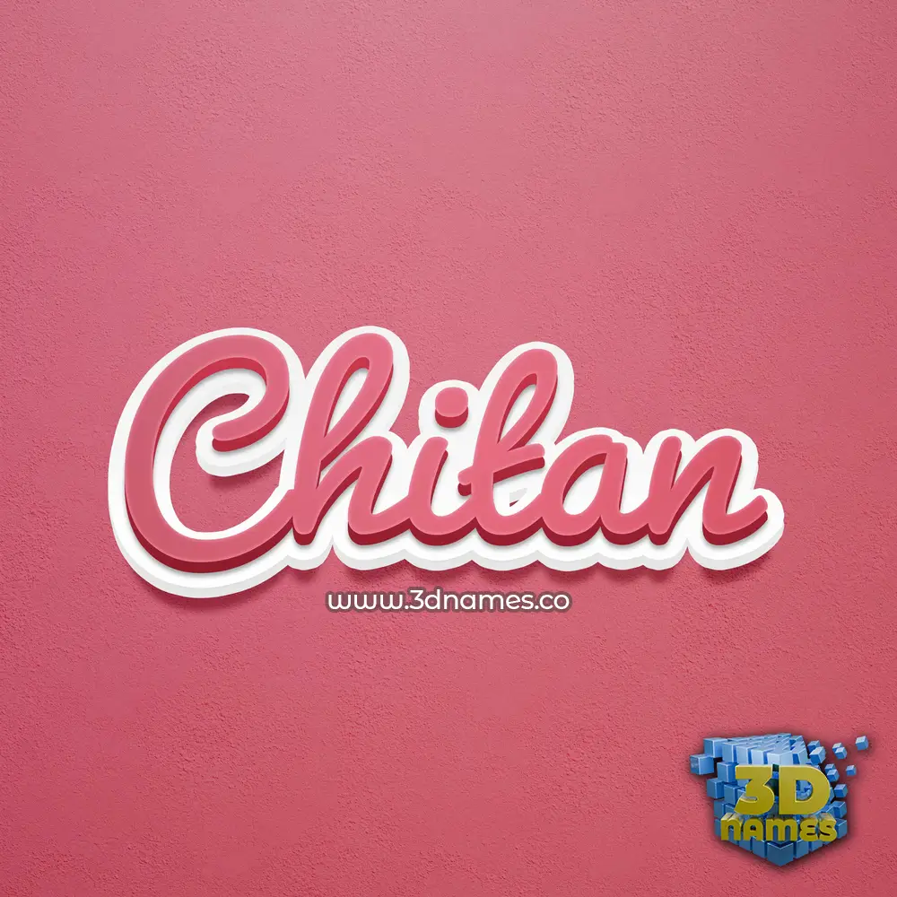 chitan in Red Scribble style - 3D name wallpaper chitan in Red Scribble style - 3D name wallpaper