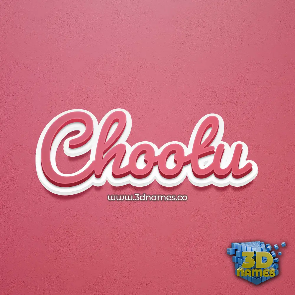 chootu in Red Scribble style - 3D name wallpaper chootu in Red Scribble style - 3D name wallpaper