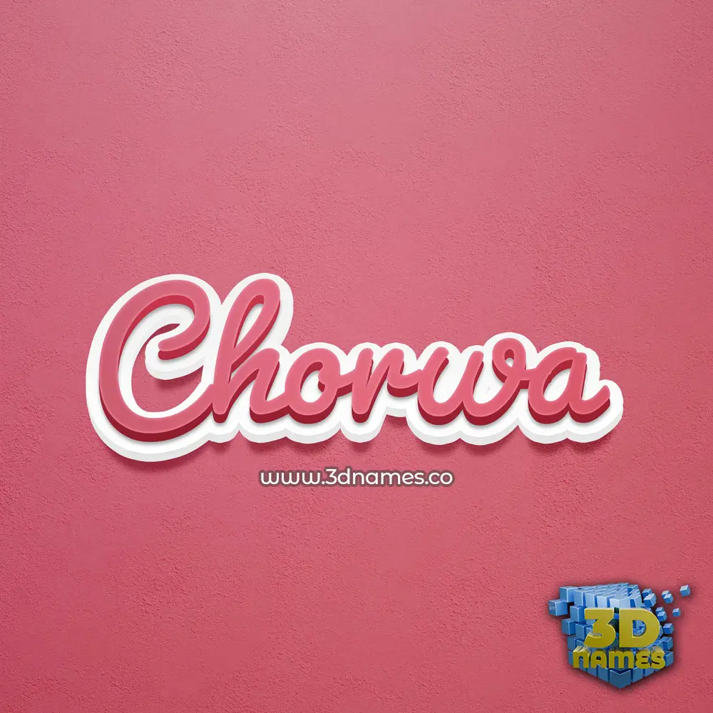 chorwa in Red Scribble style - 3D name wallpaper chorwa in Red Scribble style - 3D name wallpaper