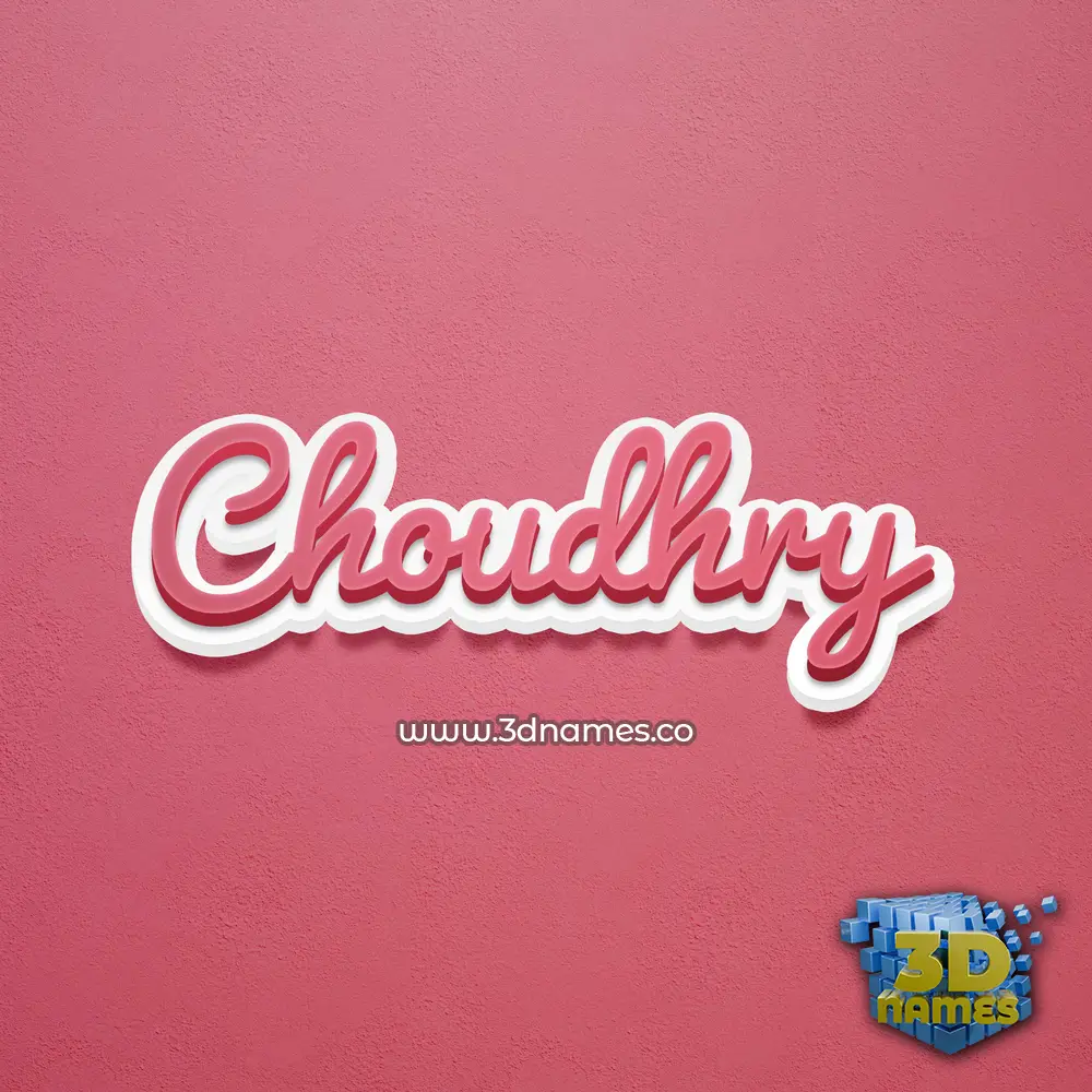 choudhry in Red Scribble style - 3D name wallpaper choudhry in Red Scribble style - 3D name wallpaper