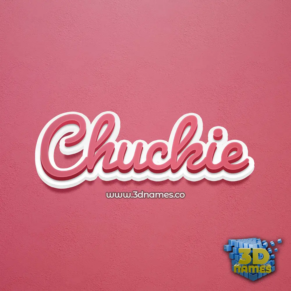 chuckie in Red Scribble style - 3D name wallpaper chuckie in Red Scribble style - 3D name wallpaper