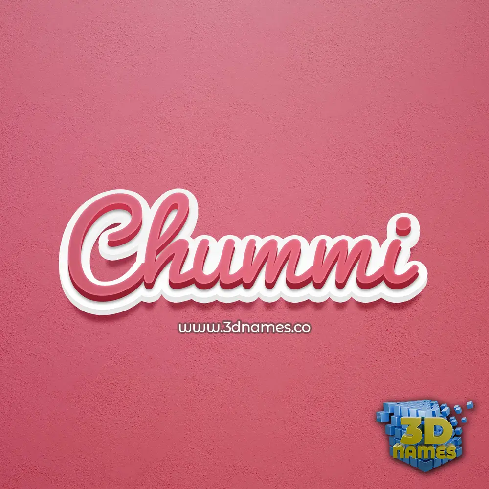 chummi in Red Scribble style - 3D name wallpaper chummi in Red Scribble style - 3D name wallpaper