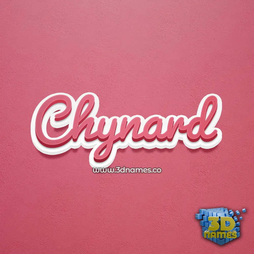 chynard in Red Scribble style - 3D name wallpaper chynard in Red Scribble style - 3D name wallpaper