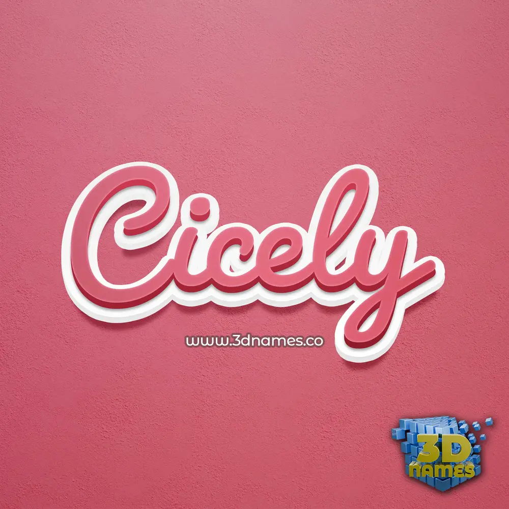 cicely in Red Scribble style - 3D name wallpaper cicely in Red Scribble style - 3D name wallpaper