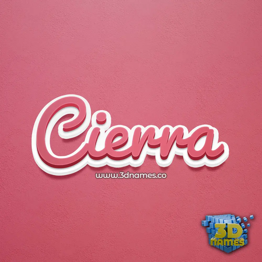 cierra in Red Scribble style - 3D name wallpaper cierra in Red Scribble style - 3D name wallpaper