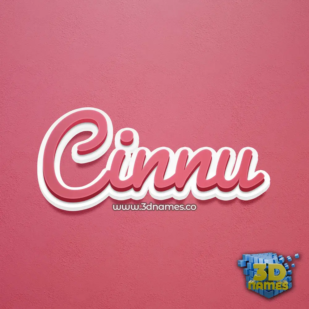 cinnu in Red Scribble style - 3D name wallpaper cinnu in Red Scribble style - 3D name wallpaper
