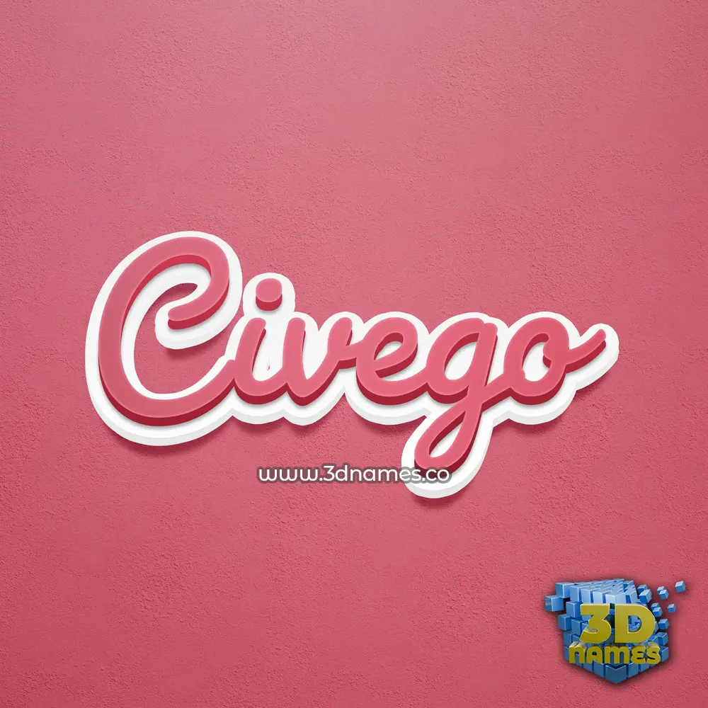 civego in Red Scribble style - 3D name wallpaper civego in Red Scribble style - 3D name wallpaper