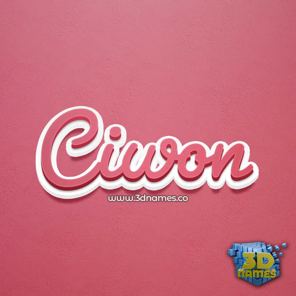 ciwon in Red Scribble style - 3D name wallpaper ciwon in Red Scribble style - 3D name wallpaper