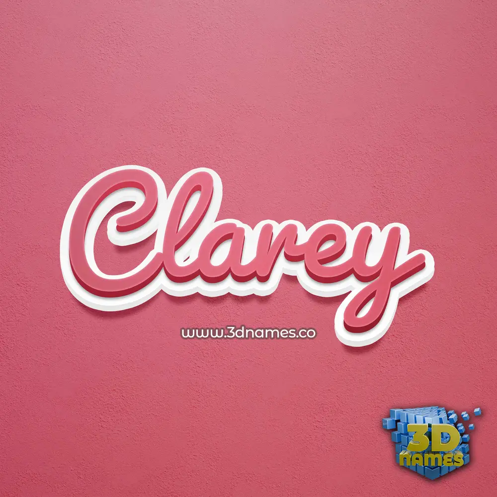 clarey in Red Scribble style - 3D name wallpaper clarey in Red Scribble style - 3D name wallpaper