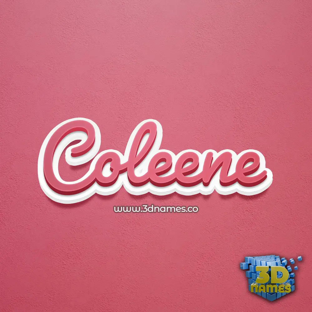 coleene in Red Scribble style - 3D name wallpaper coleene in Red Scribble style - 3D name wallpaper