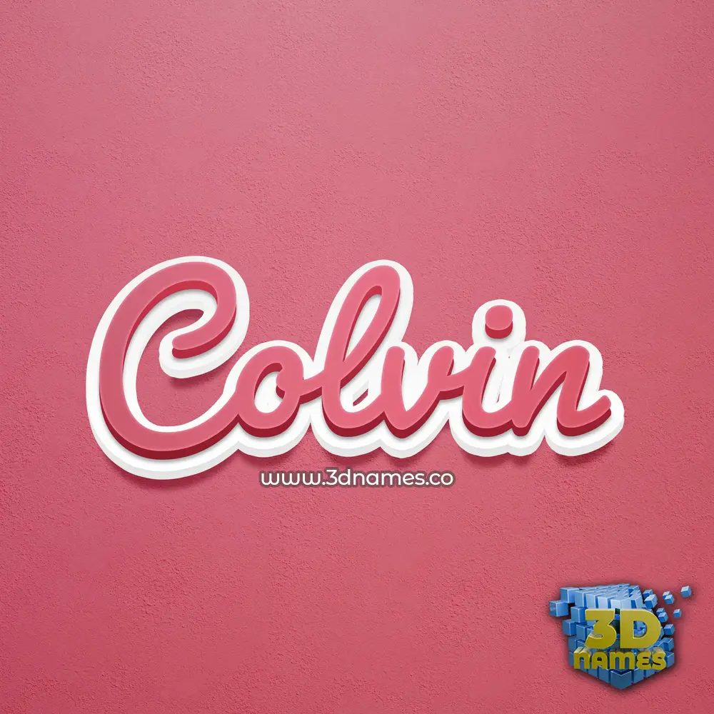 colvin in Red Scribble style - 3D name wallpaper colvin in Red Scribble style - 3D name wallpaper