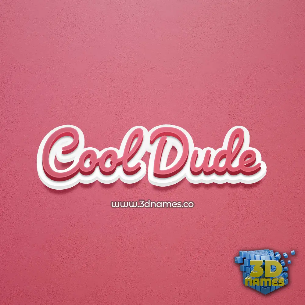 cool dude in Red Scribble style - 3D name wallpaper cool dude in Red Scribble style - 3D name wallpaper