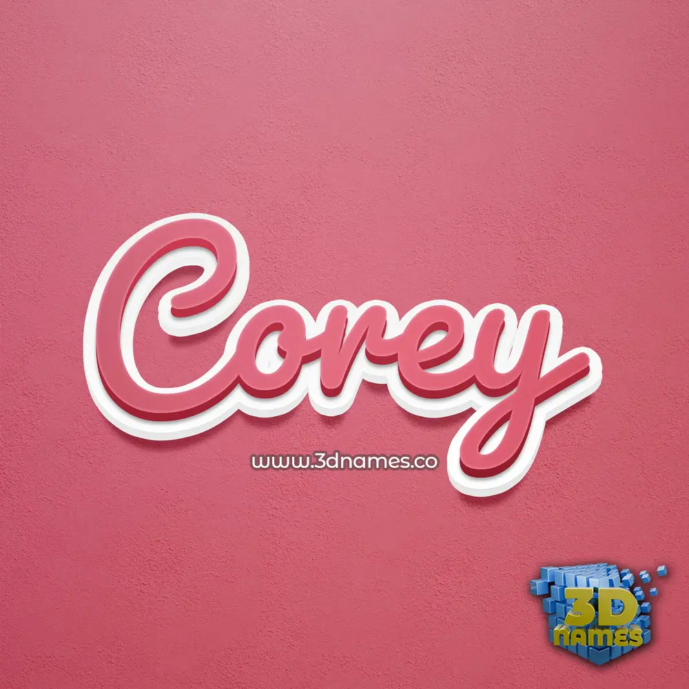 corey in Red Scribble style - 3D name wallpaper corey in Red Scribble style - 3D name wallpaper