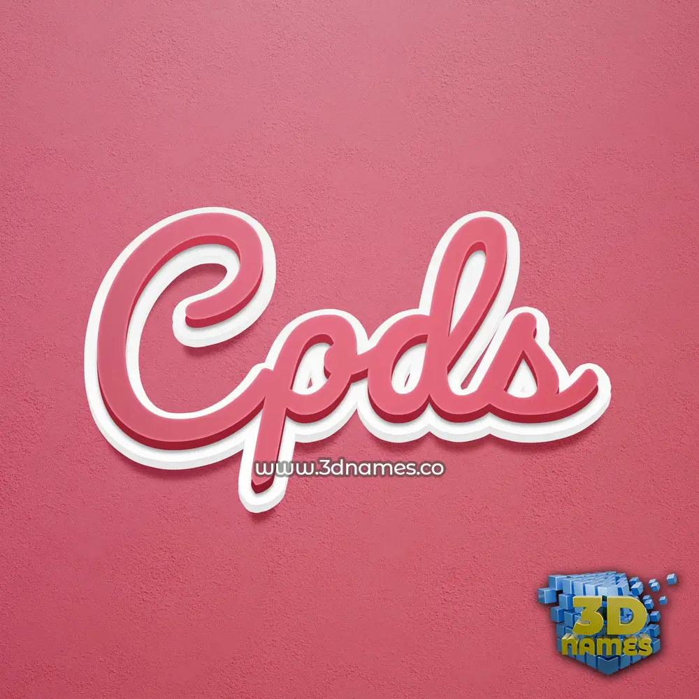 cpds in Red Scribble style - 3D name wallpaper cpds in Red Scribble style - 3D name wallpaper