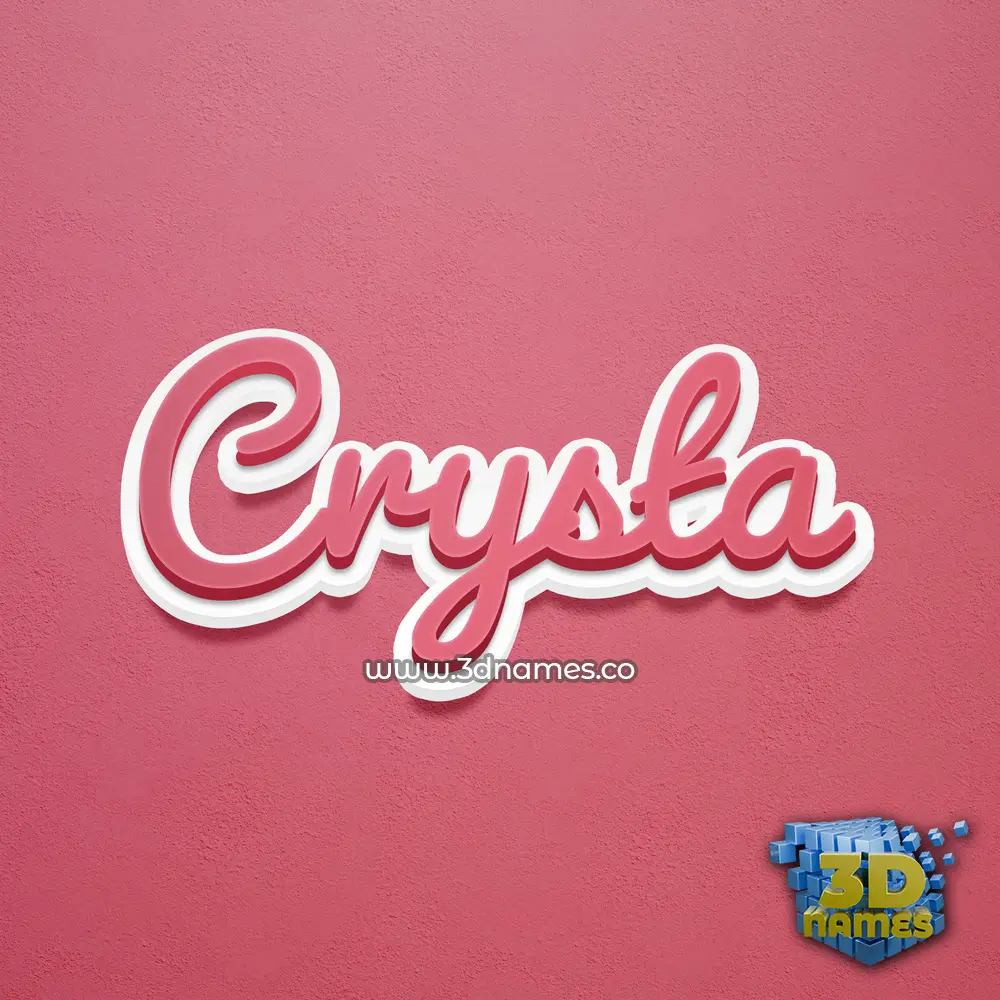 crysta in Red Scribble style - 3D name wallpaper crysta in Red Scribble style - 3D name wallpaper