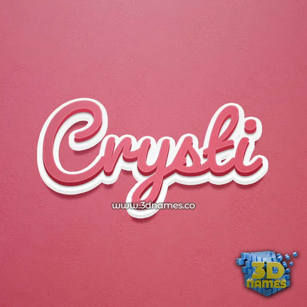 crysti in Red Scribble style - 3D name wallpaper crysti in Red Scribble style - 3D name wallpaper
