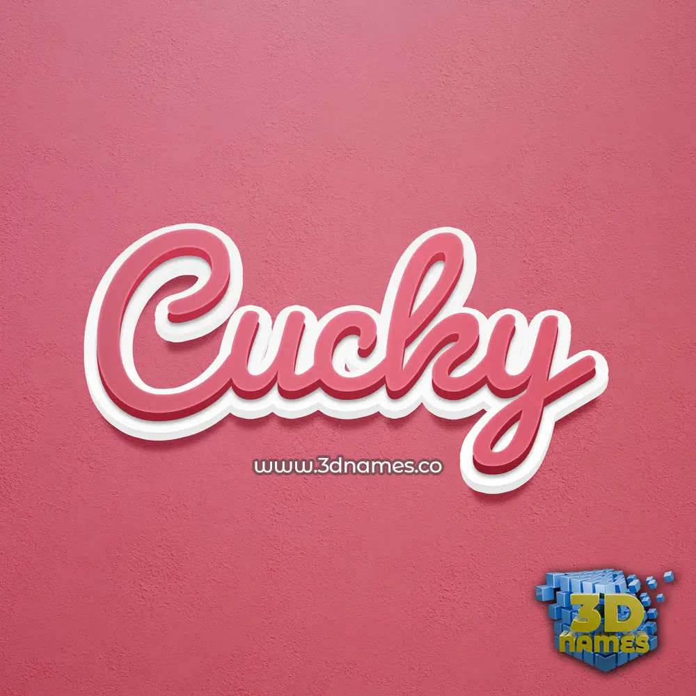 cucky in Red Scribble style - 3D name wallpaper cucky in Red Scribble style - 3D name wallpaper