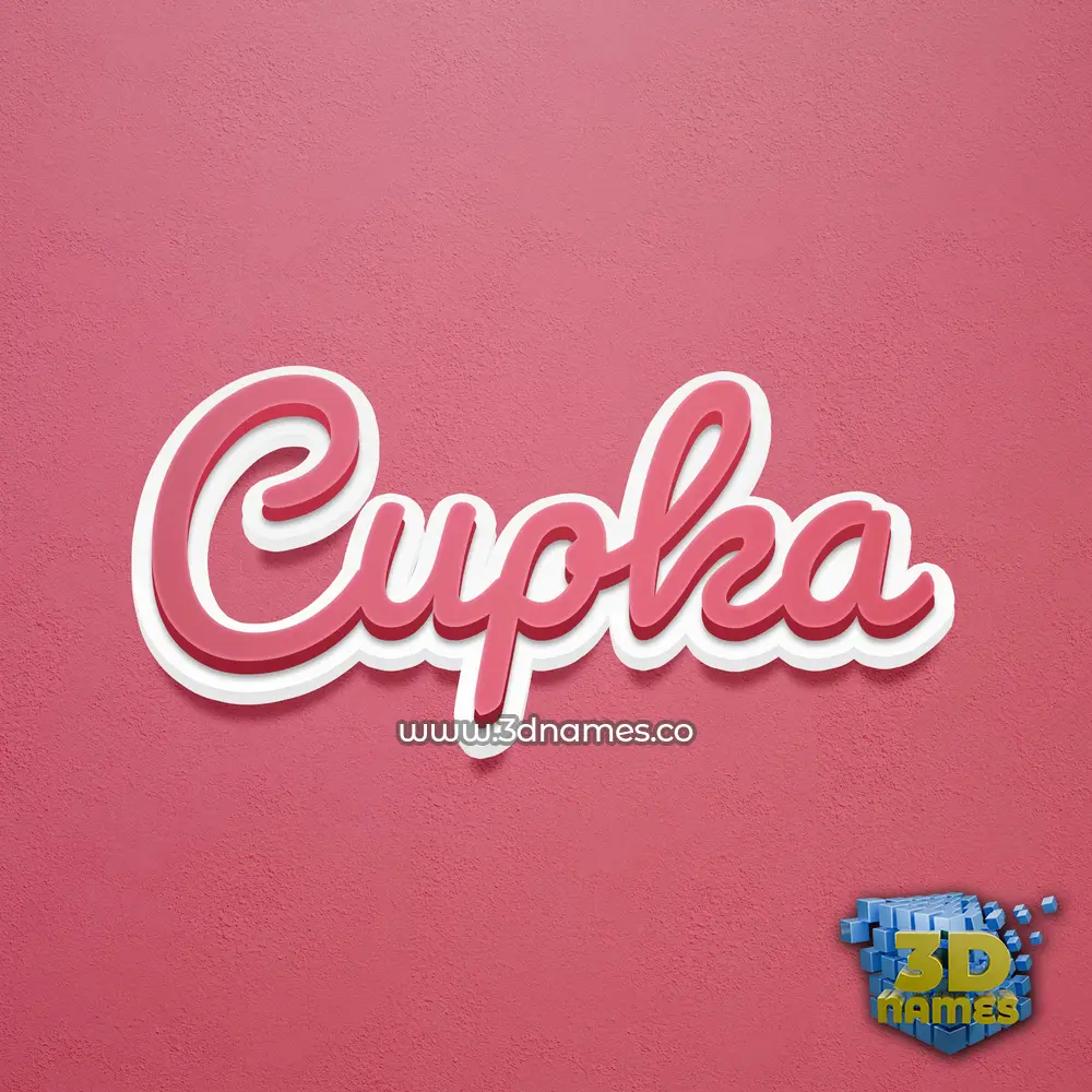 cupka in Red Scribble style - 3D name wallpaper cupka in Red Scribble style - 3D name wallpaper
