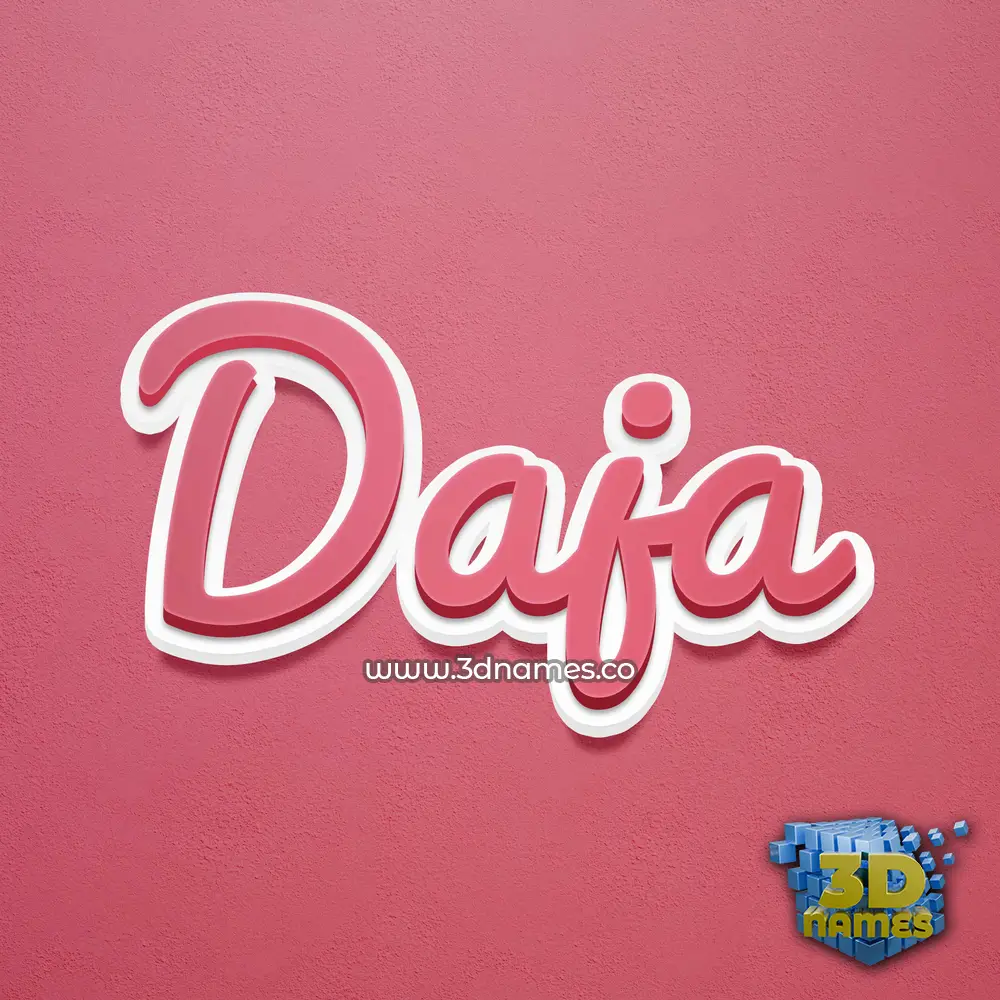 daja in Red Scribble style - 3D name wallpaper daja in Red Scribble style - 3D name wallpaper
