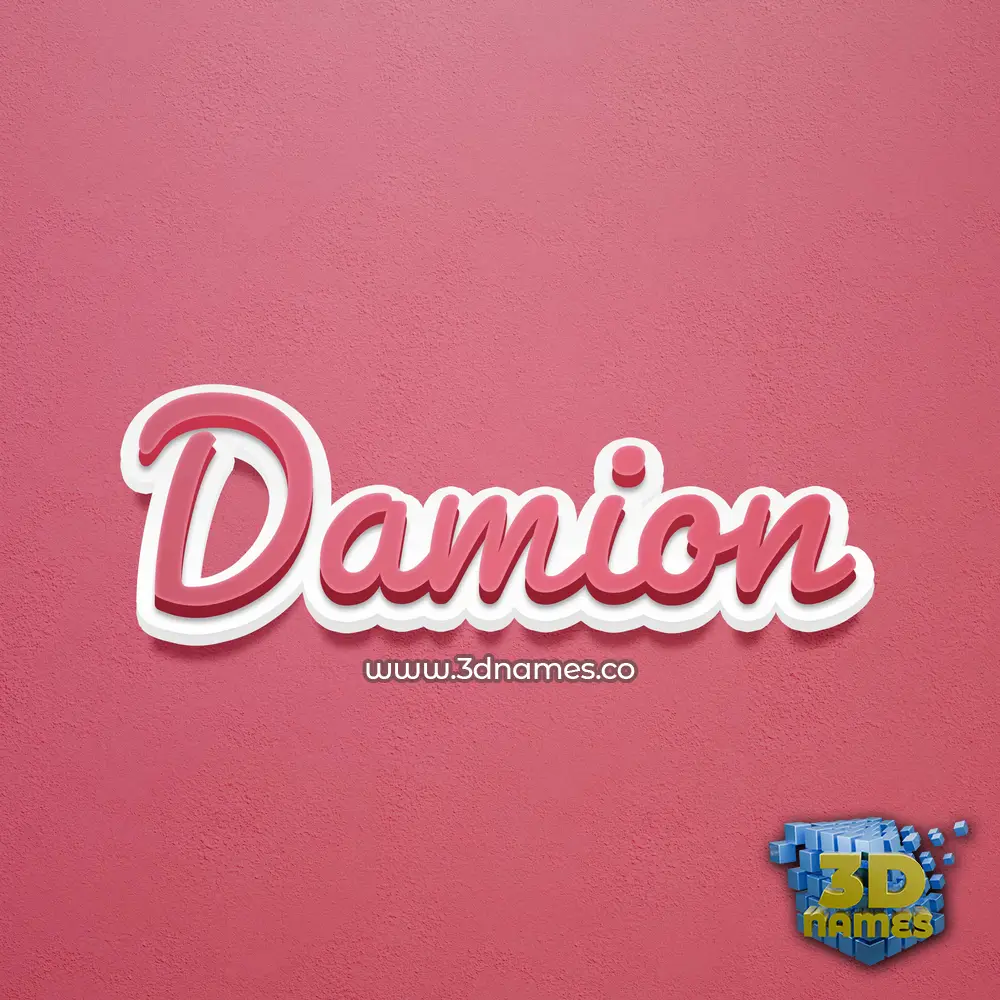 damion in Red Scribble style - 3D name wallpaper damion in Red Scribble style - 3D name wallpaper