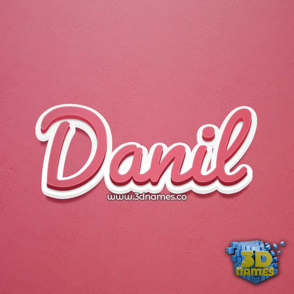 danil in Red Scribble style - 3D name wallpaper danil in Red Scribble style - 3D name wallpaper