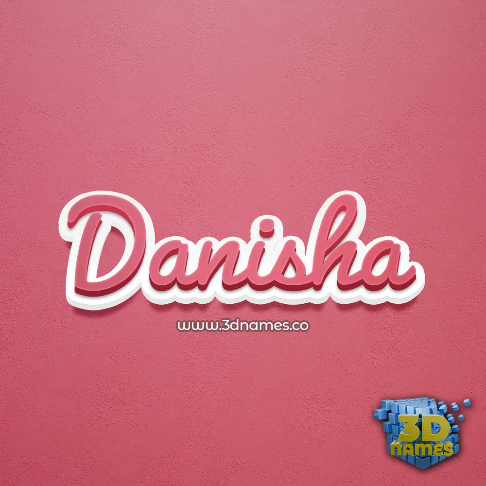 danisha in Red Scribble style - 3D name wallpaper danisha in Red Scribble style - 3D name wallpaper