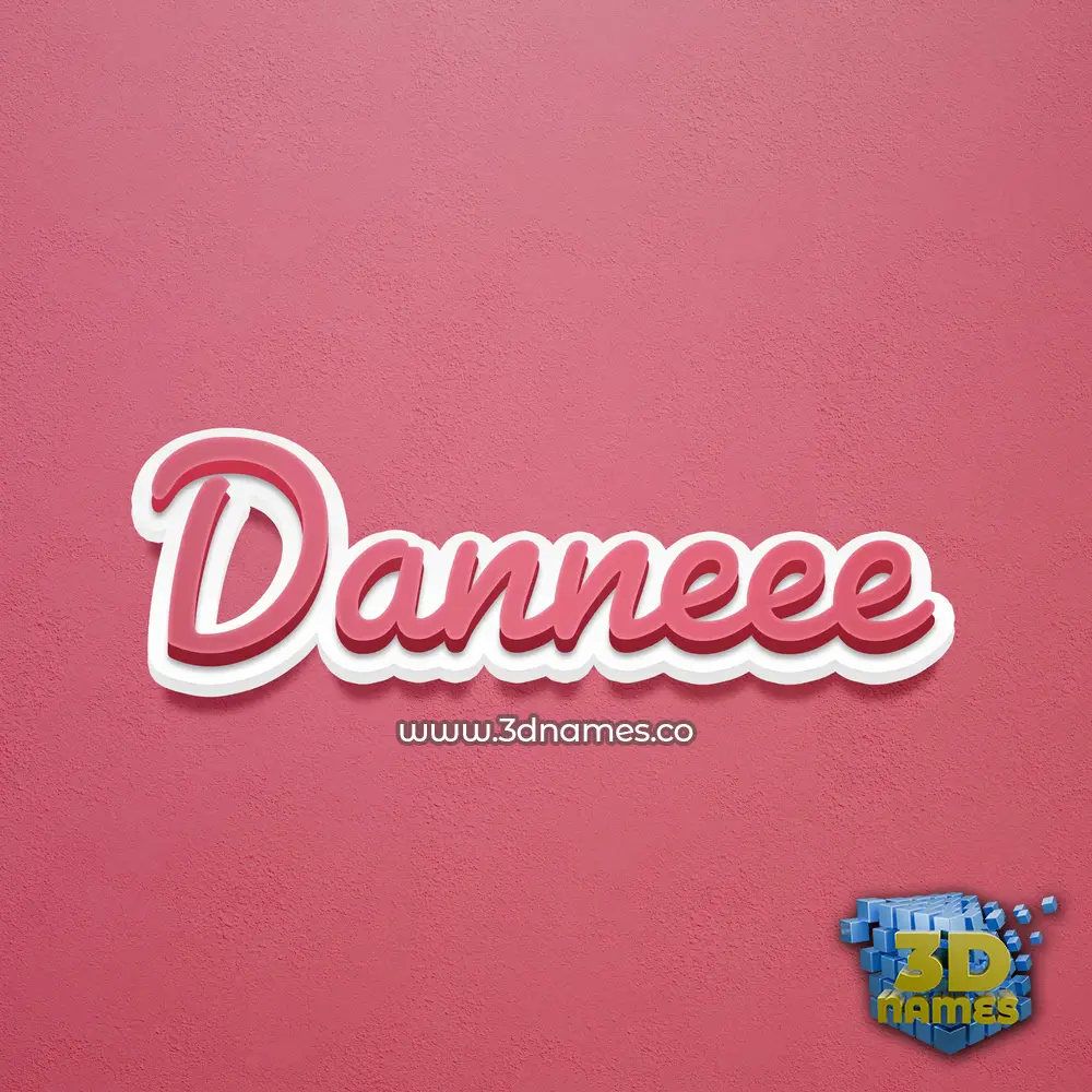 danneee in Red Scribble style - 3D name wallpaper danneee in Red Scribble style - 3D name wallpaper
