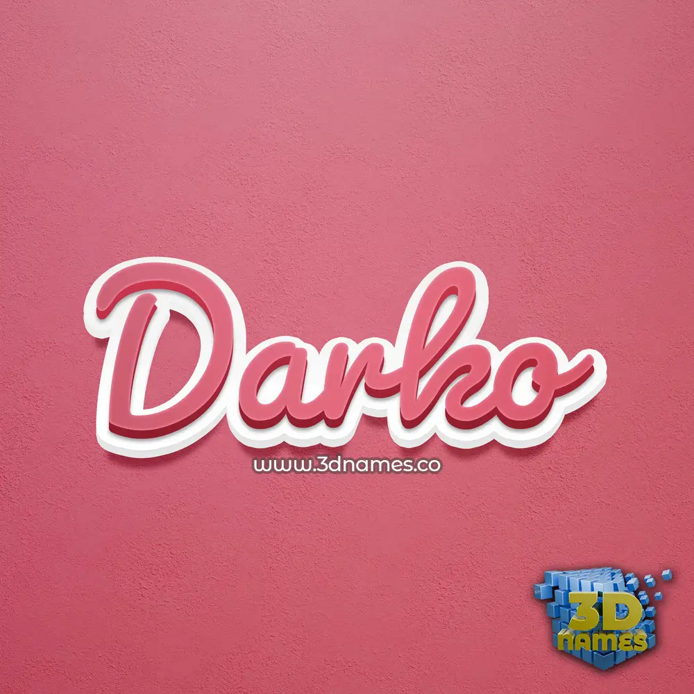 darko in Red Scribble style - 3D name wallpaper darko in Red Scribble style - 3D name wallpaper