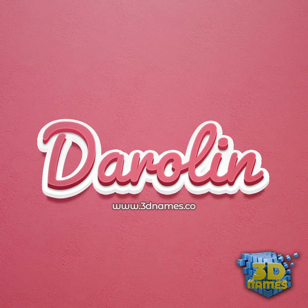 darolin in Red Scribble style - 3D name wallpaper darolin in Red Scribble style - 3D name wallpaper