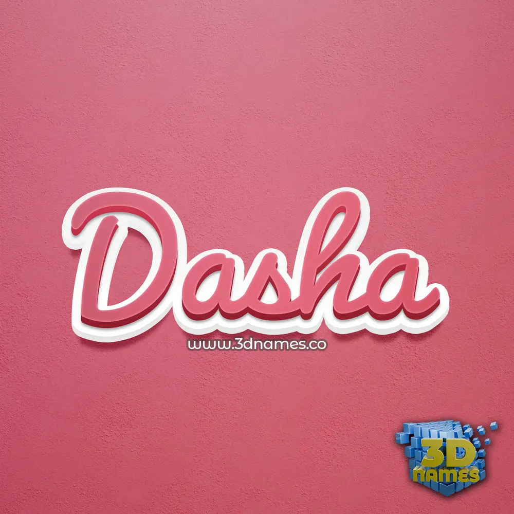 dasha in Red Scribble style - 3D name wallpaper dasha in Red Scribble style - 3D name wallpaper