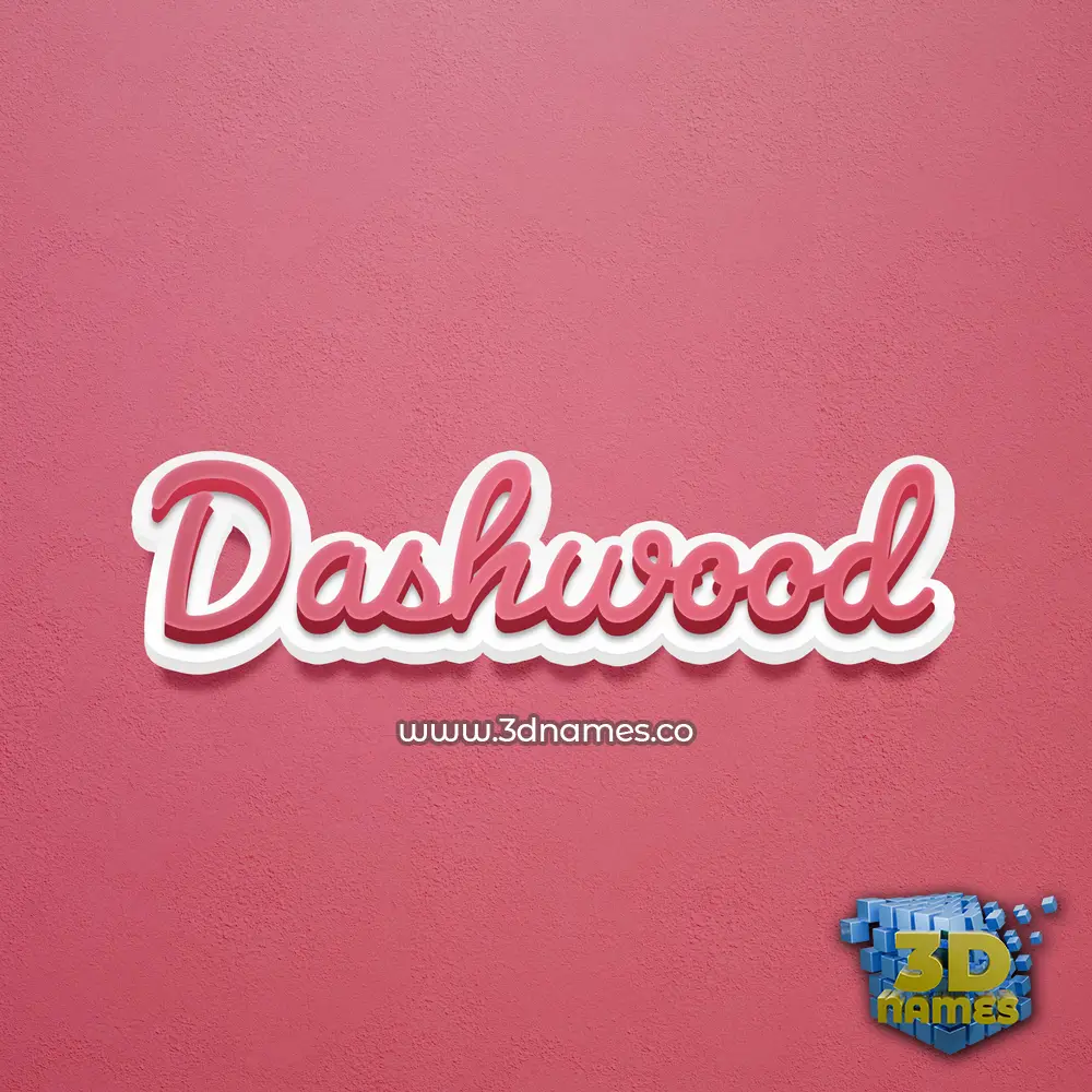 dashwood in Red Scribble style - 3D name wallpaper dashwood in Red Scribble style - 3D name wallpaper