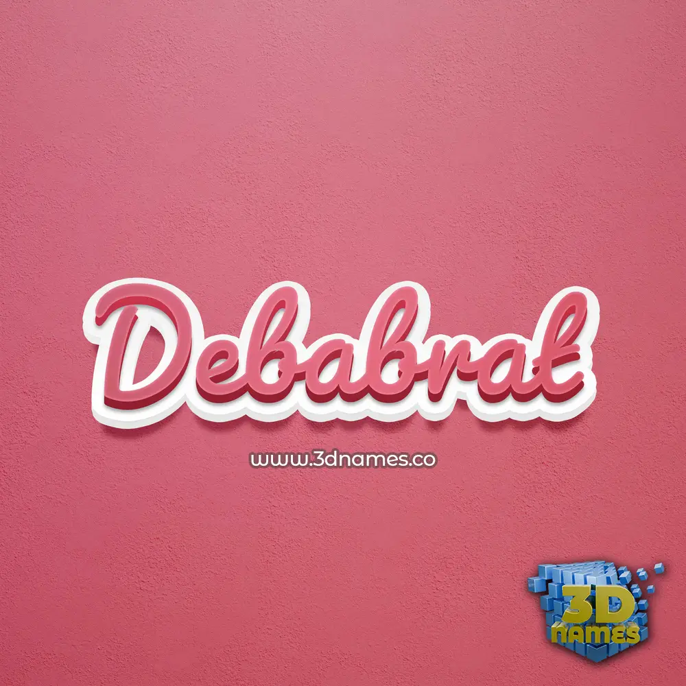 debabrat in Red Scribble style - 3D name wallpaper debabrat in Red Scribble style - 3D name wallpaper